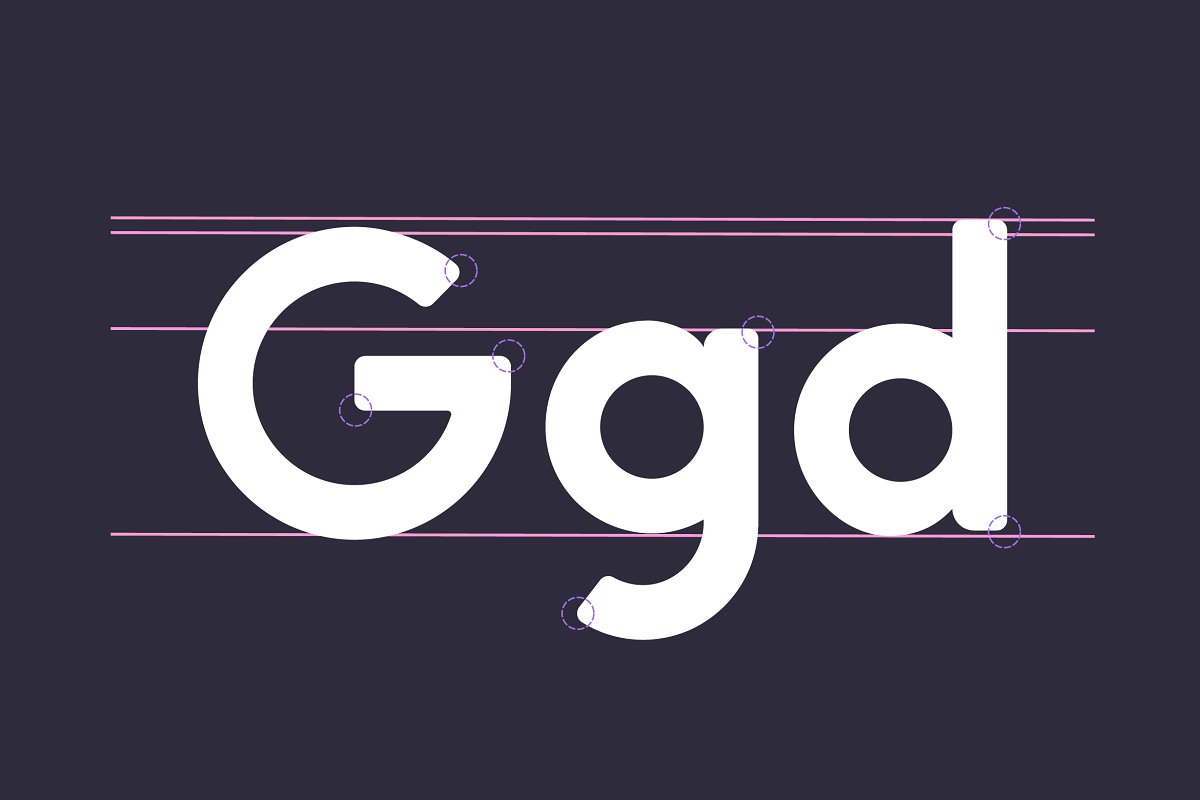 Przykład czcionki George Round SemiBold Italic